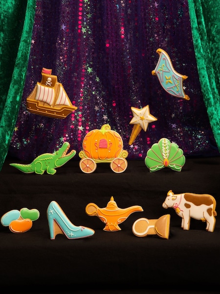 Biscuiteers Hand-Iced Christmas Pantomine Luxe Tin (V04742) | £55