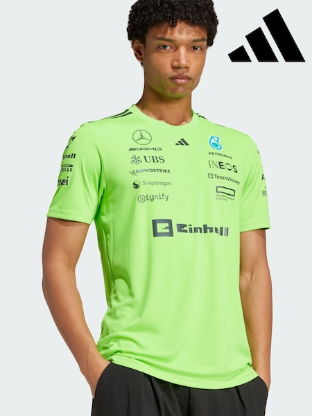 adidas Green Mercedes - AMG Petronas Formula One Team Set Up Jersey (V04950) | £60