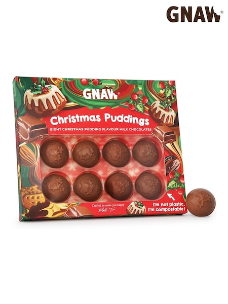 Gnaw Mini Christmas Pudding Chocolate Gift Set (V06031) | £12