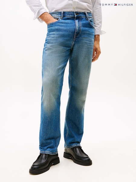 Tommy Hilfiger Blue Relaxed Straight Leg Jeans (V06104) | £130