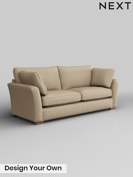 Turin Leather/Light Natural Heath Highback Leather (V06244) | £2,150