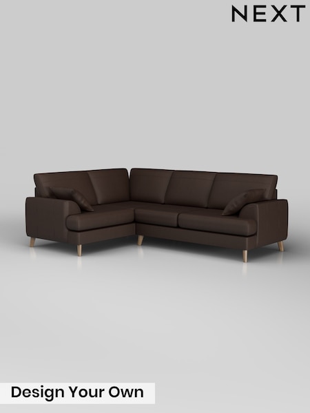 Turin Leather/Dark Brown Parker Leather (V06253) | £2,925