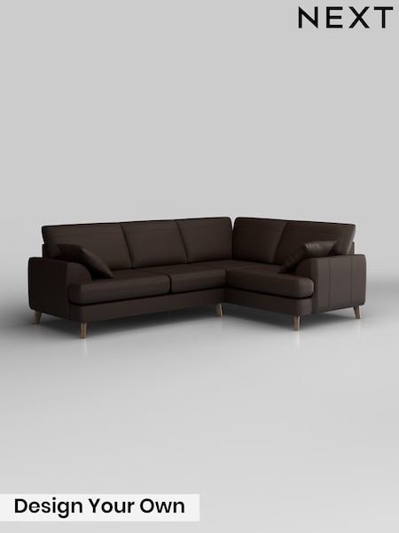 Turin Leather/Dark Brown Parker Leather (V06253) | £2,925