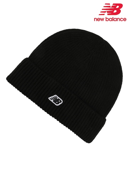 New Balance Black Winter NB Patch V 3.0 Watchman Beanie (V06441) | £23