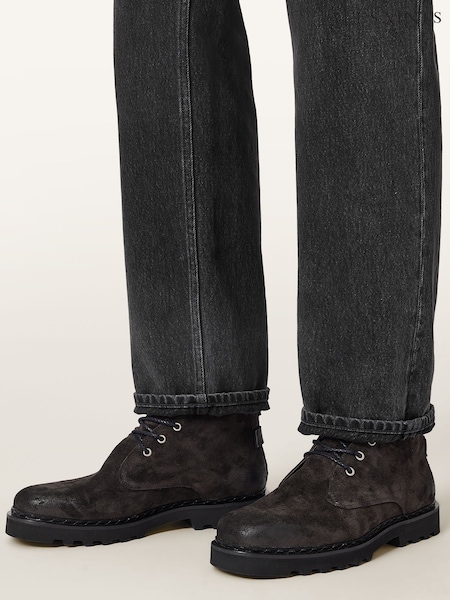 AllSaints Grey Skiff Mid Boots (V06554) | £199