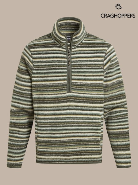 Craghoppers Green Tatton II Half Zip Fleece (V06822) | £50