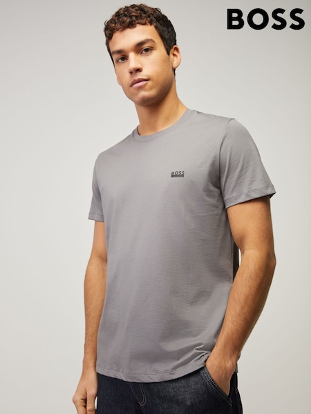 BOSS Grey Regular Fit T-Shirt (V06833) | £37
