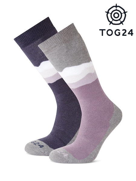 Tog 24 Grey Allevard Womens Ski Socks (V06952) | £24