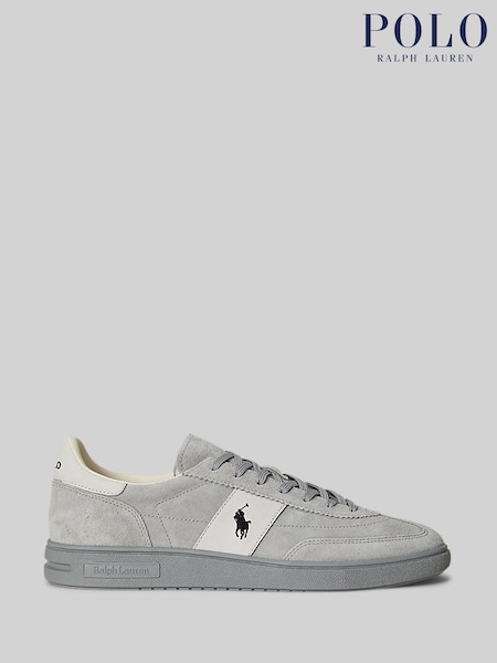 Polo Ralph Lauren Grey Bedford Suede Trainers (V06961) | £125