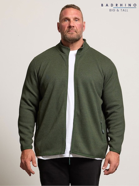 BadRhino Big & Tall Green Textured Full Zip Jacket (V08045) | £45