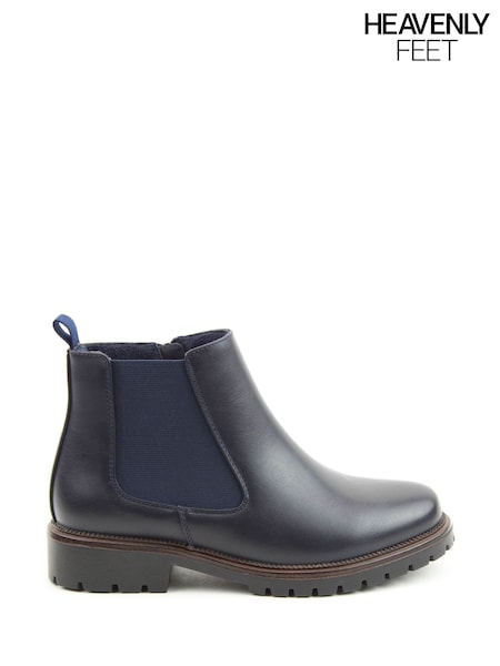 Heavenly Feet Blue Angelina/Dawlish Ankle Boots (V08125) | £50