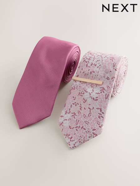 Pink Ties 2 Pack (V08219) | £26