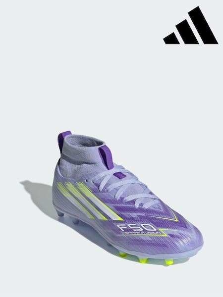 adidas Purple F50 Sparkfusion League Firm Ground/Artificial Grass Boots (V08300) | £50