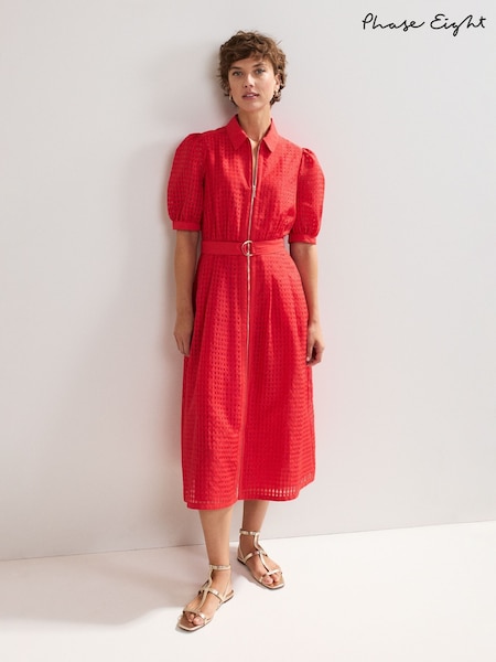 Phase Eight Red Carey Dress (V08452) | £119