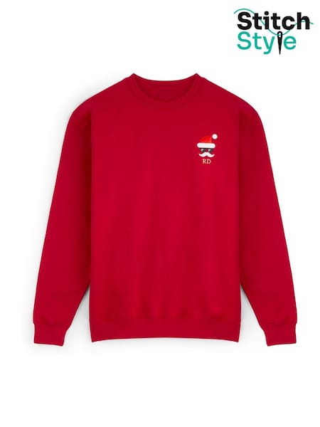 Personalised Unisex Christmas Sweatshirt by Stitch Style (V08976) | £29