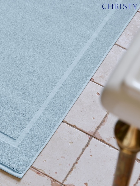 Christy Soft Chambray Renaissance 100% Cotton Bath Mat (V09002) | £16