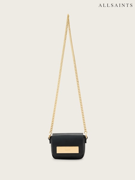 AllSaints Black Etta Chain Cross-Body Bag (V09344) | £159