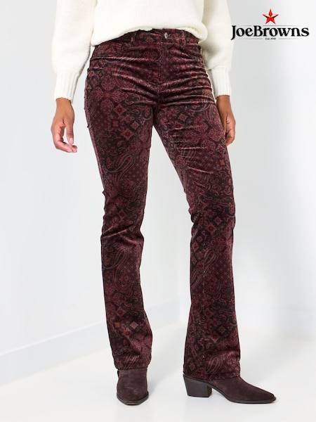 Joe Browns Brown Boho Moleskin Trousers (V09865) | £60