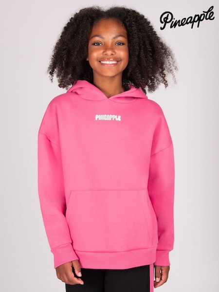 Pineapple Pink Girls Bubble Hoodie (V09888) | £32