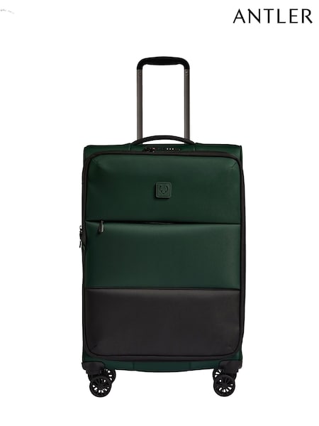 Antler Green Soft Stripe Luggage (V09928) | £220