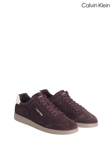 Calvin Klein Brown Suede Wingtip Trainers (V10547) | £100