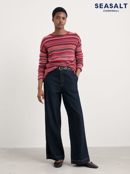 Seasalt Cornwall Pink Fruity Jumper (V10571) | £70