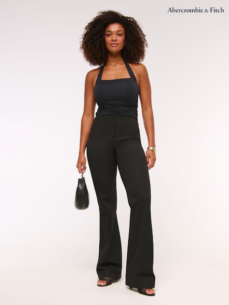 Abercrombie & Fitch Black Curve Love Forme Bootcut Trousers (V11260) | £65