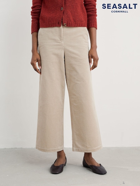 Seasalt Cornwall Natural Asphodel Cord Trousers (V13100) | £70