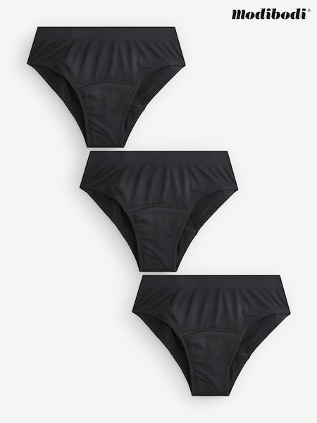 ModiBodi Black Seamfree Period Pants 3 Pack (V13470) | £32