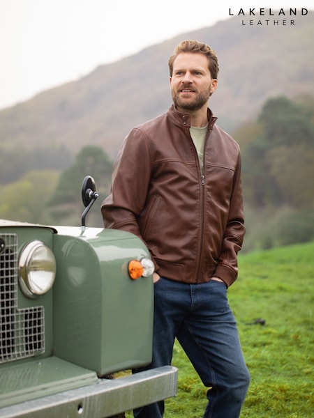 Lakeland Leather Dark Brown Hayton Jacket (V13573) | £279