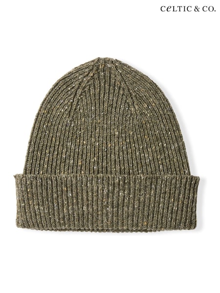 DONEGAL RIBBED BEANIE (V13675) | £35