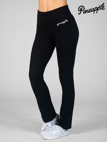 Pineapple Black Womens Petite Slim Fit Jersey Trousers (V13853) | £30