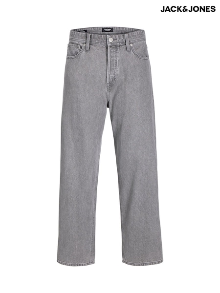 JACK & JONES Grey Alex Baggy Fit Jeans (V13947) | £28