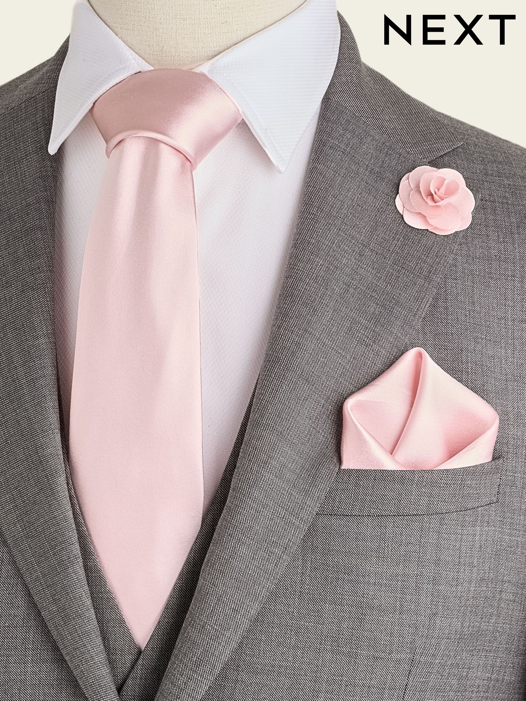 next tie pocket square