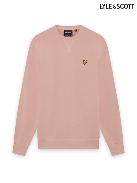 Lyle & Scott Pink Crew Neck Sweatshirt (V13999) | £65