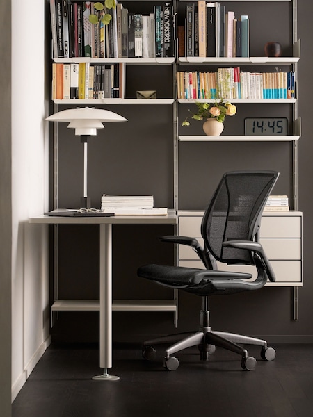 Humanscale Black World LM Upholstered Office Chair (V14015) | £649