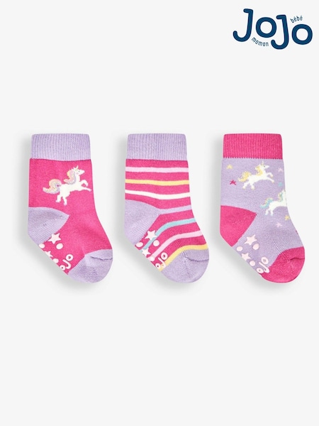 JoJo Maman Bébé Pink Socks (V14080) | £10.50