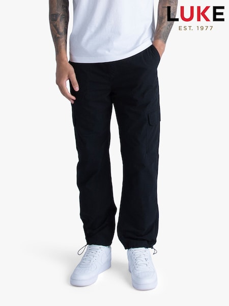 Luke 1977 Ibiza Rogers Grey Cargo Trousers (V14083) | £49