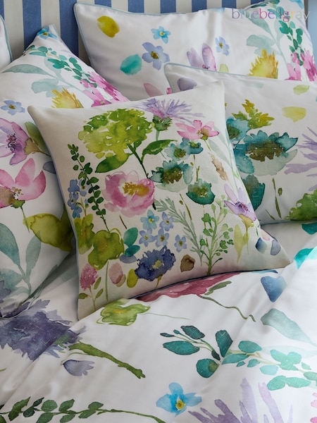 Bluebellgray Spring Green Tetbury Cushion (V14207) | £35