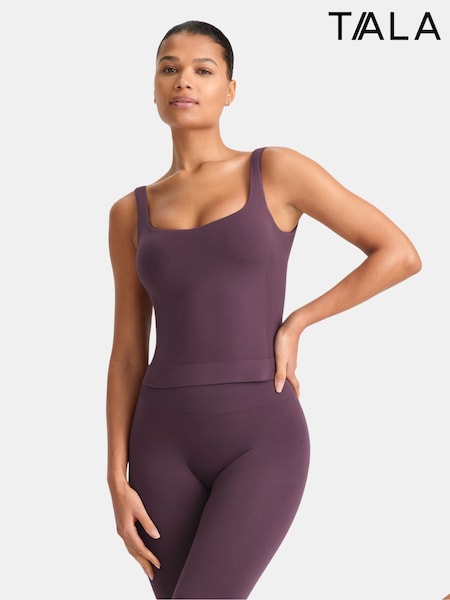 TALA Purple Sculpt Seamless Built-In Bra Vest (V14925) | £44