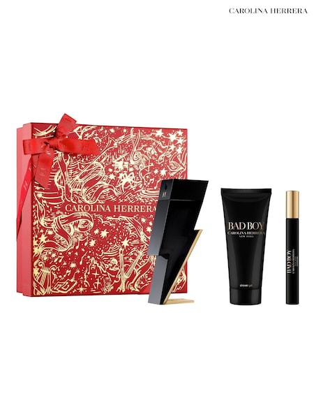 Carolina Herrera Bad Boy Eau de Toilette 100ml Shower Gel 100ml +& Eau de Toilette 10ml Gift Set (V15039) | £99