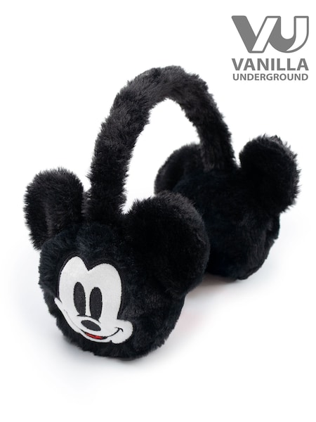 Vanilla Underground Black Disney Mickey Mouse Earmuffs (V15106) | £14