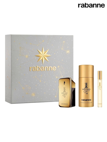 Rabanne 1 Million Eau de Toilette 50ml Deodorant 150ml & Eau de Toilette 10ml Gift Set (V15127) | £66