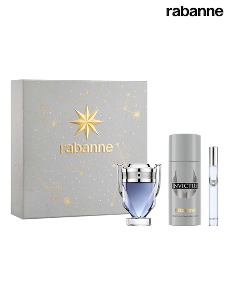 Rabanne Invictus Eau de Toilette 50ml Deodorant 150ml & Eau de Toilette 10ml Gift Set (V15133) | £68
