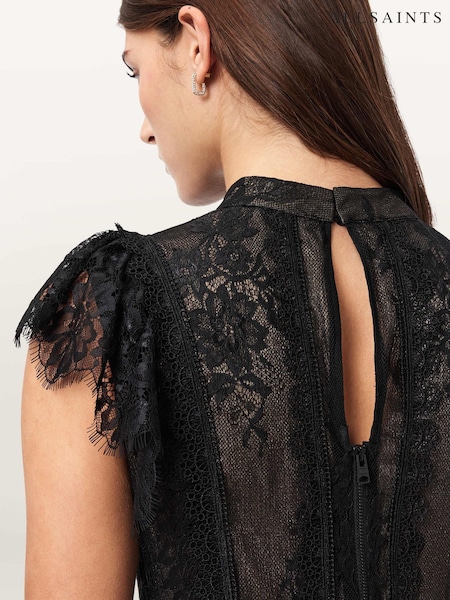 AllSaints Metallic Fleur Dress (V15300) | £219