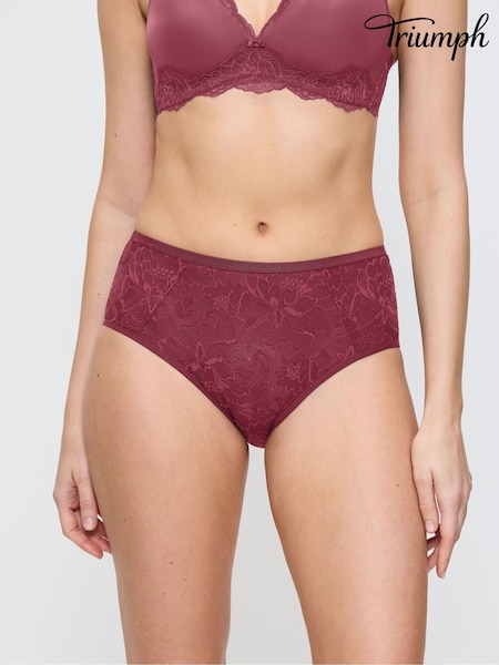 Triumph Red Amourette Charm - Maxi Knickers (V15698) | £24