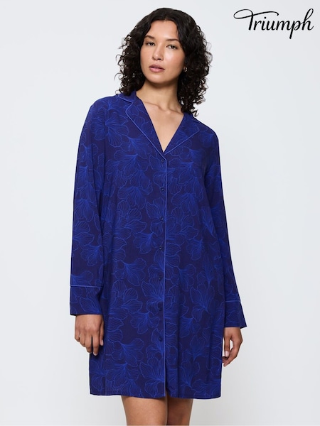 Triumph Blue Boyfriend - Nightdress (V15701) | £34
