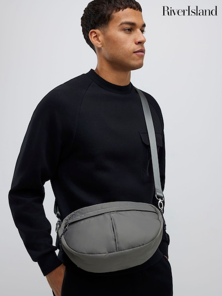 River Island Grey Cross-Body Bum Bag (V15826) | £29