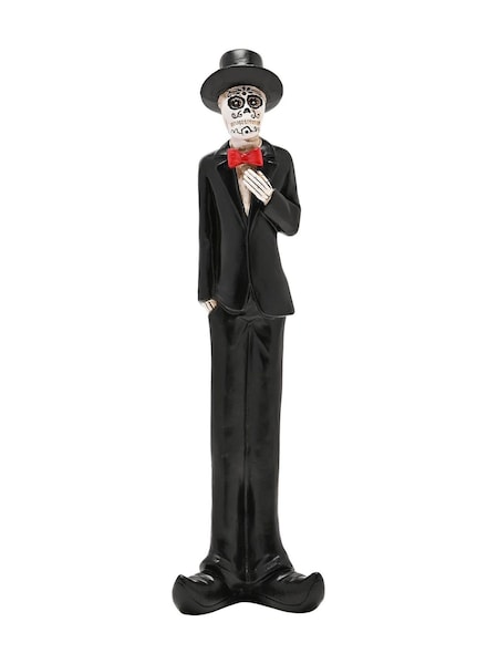 Widdop Black Skeleton Groom Figurine Ornament (V15927) | £18