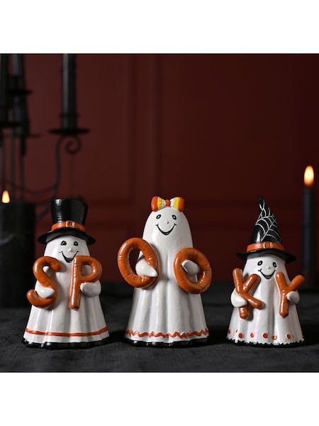 Widdop White Spooky Ghost Figurines Ornament (V15928) | £18
